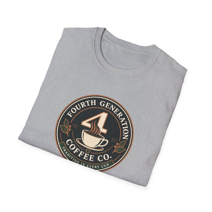Fourth Generation Coffee Co. T‑Shirt — Vintage Coffee Logo Tee