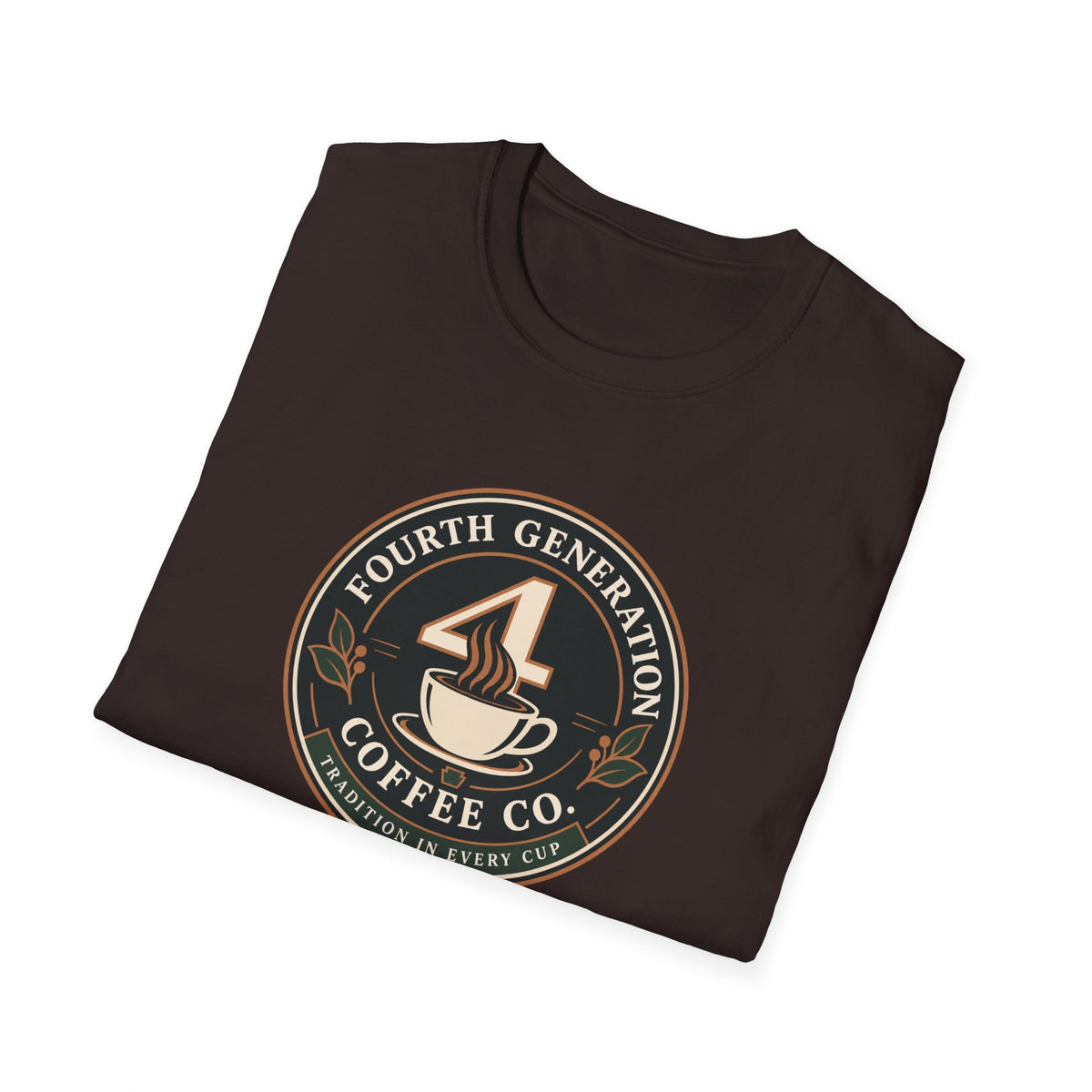 Fourth Generation Coffee Co. T‑Shirt — Vintage Coffee Logo Tee