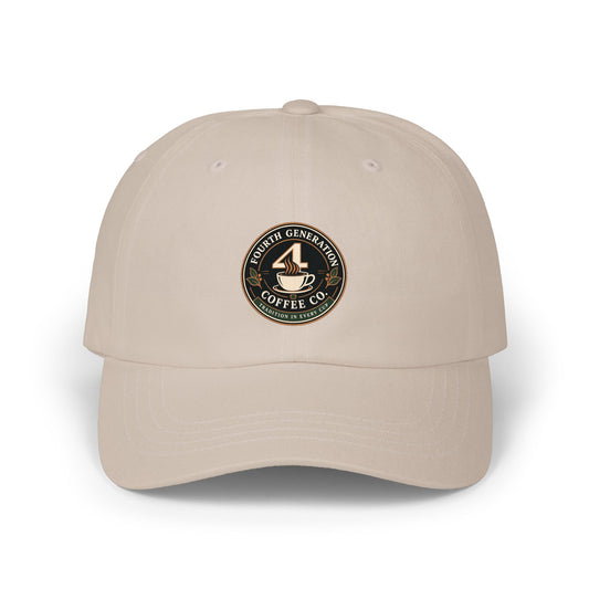 Dad Cap — Vintage Coffee Co. Embroidered Patch Hat