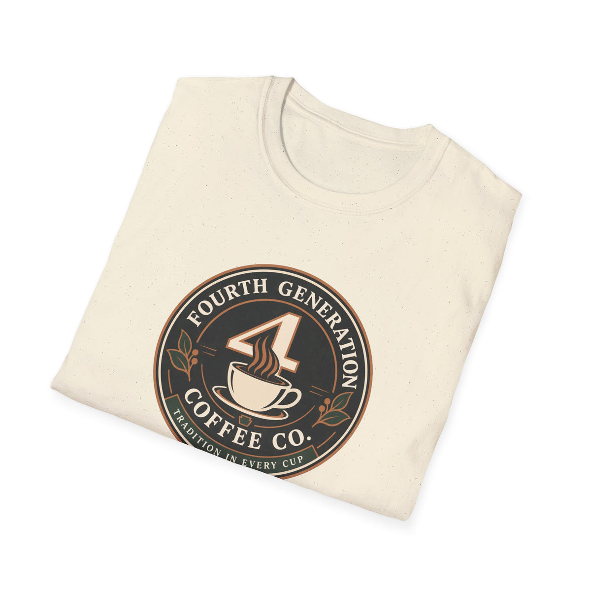 Fourth Generation Coffee Co. T‑Shirt — Vintage Coffee Logo Tee