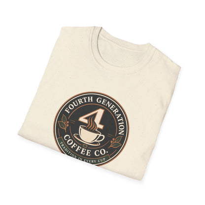 Fourth Generation Coffee Co. T‑Shirt — Vintage Coffee Logo Tee
