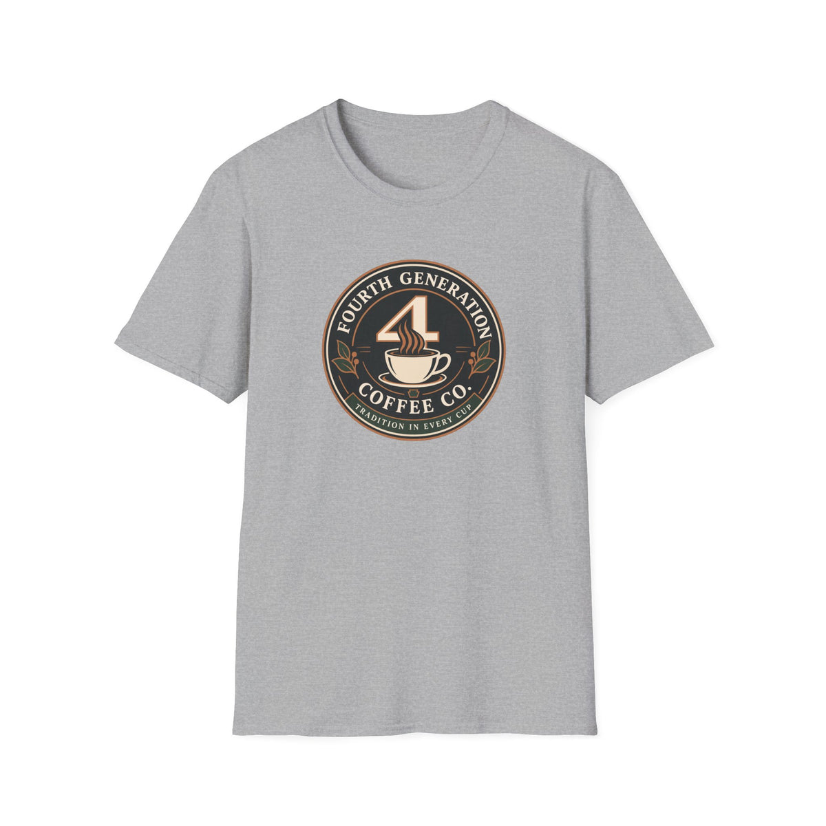 Fourth Generation Coffee Co. T‑Shirt — Vintage Coffee Logo Tee