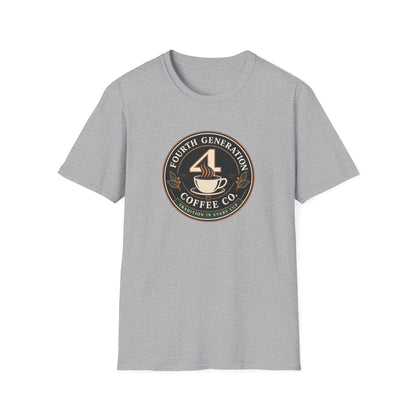 Fourth Generation Coffee Co. T‑Shirt — Vintage Coffee Logo Tee
