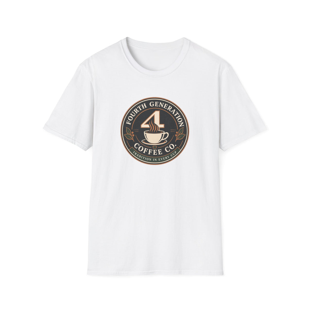 Fourth Generation Coffee Co. T‑Shirt — Vintage Coffee Logo Tee