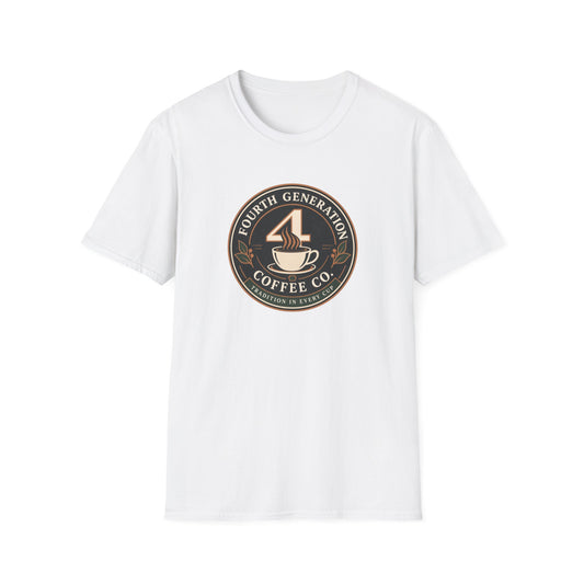 Fourth Generation Coffee Co. T‑Shirt — Vintage Coffee Logo Tee