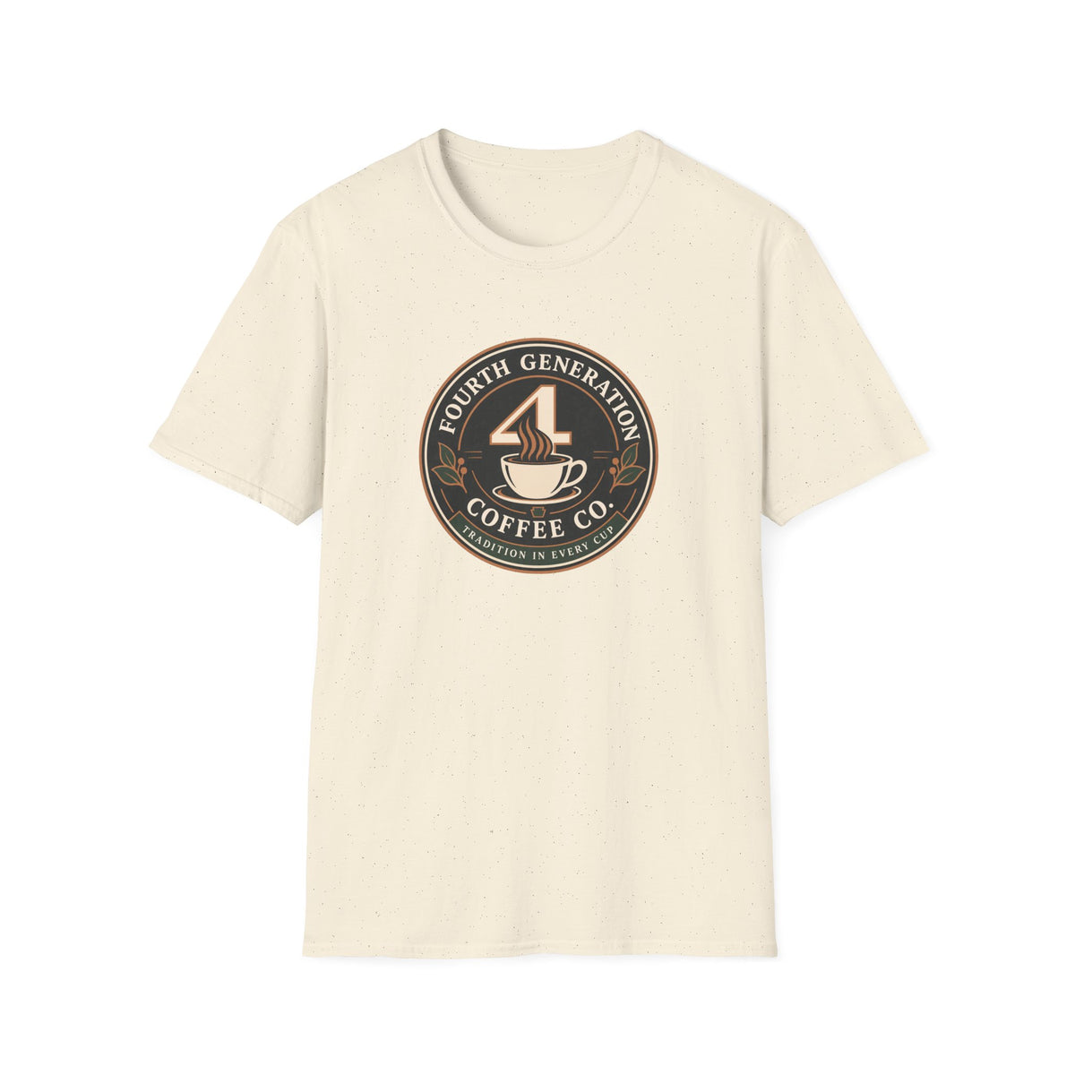 Fourth Generation Coffee Co. T‑Shirt — Vintage Coffee Logo Tee