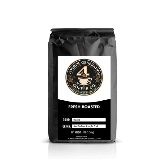 Best Sellers Sample Pack: 6Bean, Cowboy, Breakfast, Peru, Mexico, Bali