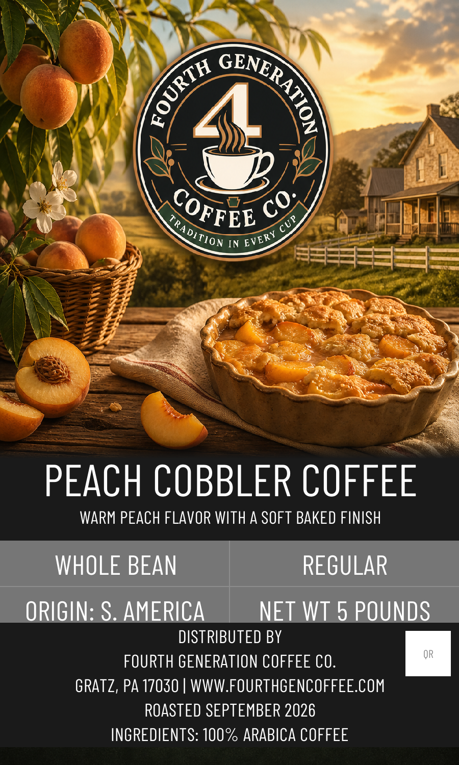 Peach Cobbler Coffee