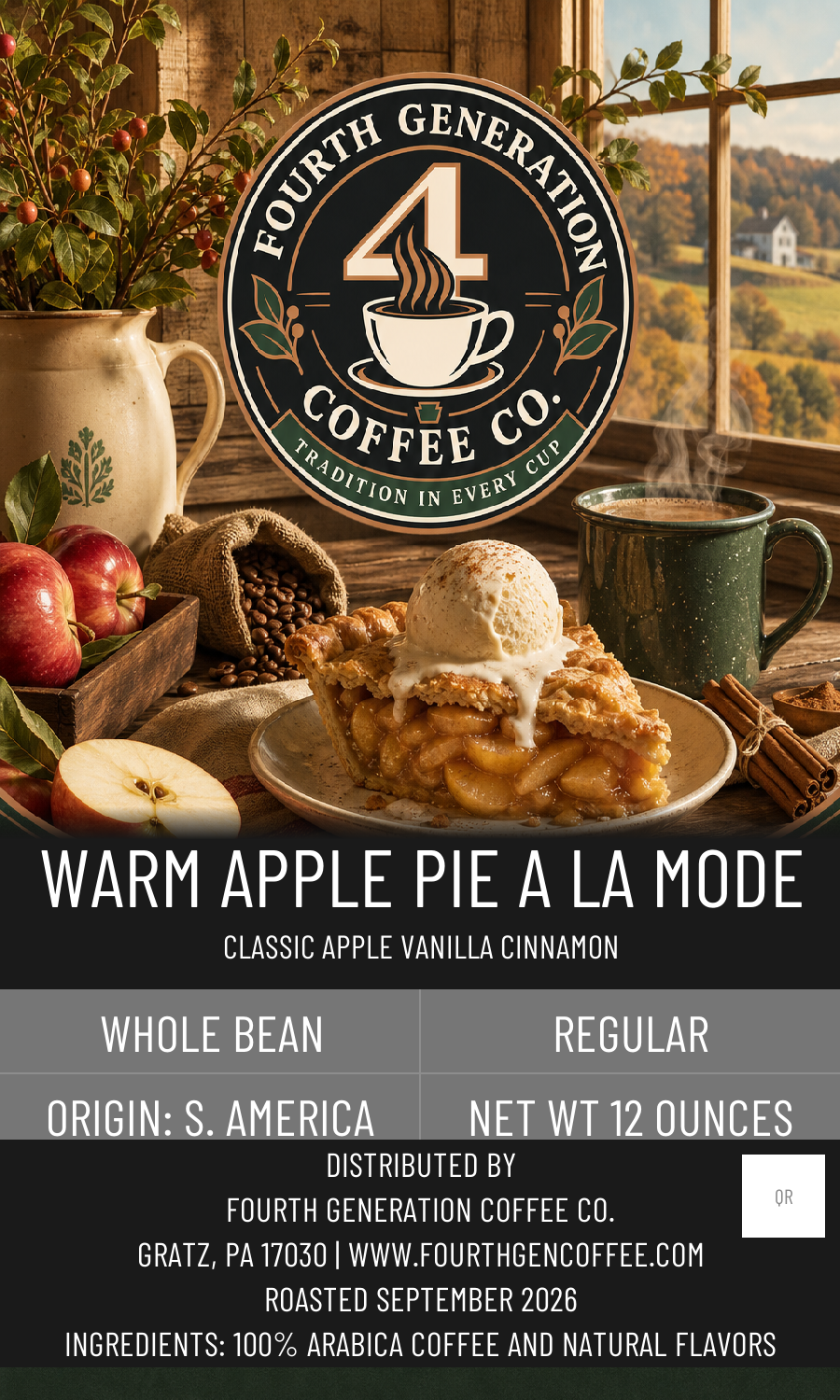 Warm Apple Pie a la Mode